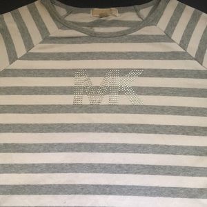 Michael kors long sleeved embellished shirt